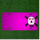 Custom Personalized Car License Plate With Add Names To Skull Death'S Head