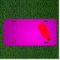 Custom Personalized Car License Plate With Add Names To Pencil Pen Crayon Red