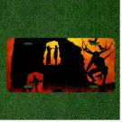 Halloween Skeleton Graves Bat Custom Novelty License Plate Car Tag