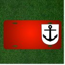 Custom Personalized License Plate With Add Names To Coat Of Arms Crest Flag