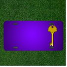 Custom Personalized License Plate With Add Names To Key Key Bit Metal Lock