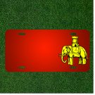 Custom Personalized License Plate With Add Names To Building Castle Shield