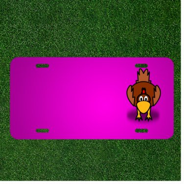 Custom Personalized Car License Plate With Add Names To Chicken Hen Poultry