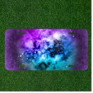 Custom Personalized License Plate Auto Tag With Cool Purple And Blue Space Art