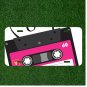 Custom Personalized License Plate Auto Tag With Black And Pink Cassette Tape