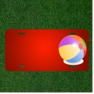 Custom Personalized License Plate With Add Names To Ball Beach Sports Summer