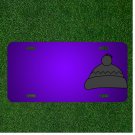 Custom Personalized License Plate With Add Names To Bobble Cap Hat Winter