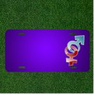 Custom Personalized License Plate With Add Names To Female Male Symbols Sex