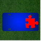 Custom Personalized License Plate With Add Names To Puzzle Piece Kids Missing