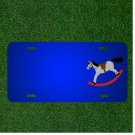 Custom Personalized License Plate With Add Names To Children Horse Kids Ride
