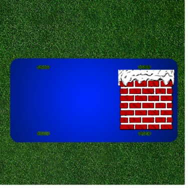 Custom Personalized License Plate With Add Names To Brick Wall Brick Wall