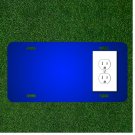 Custom Personalized License Plate With Add Names To Outlet Sockets Plug Power