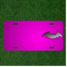 Custom Personalized Car License Plate With Add Names To Bat Halloween Black
