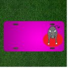 Custom Personalized Car License Plate With Add Names To Angry Bull Horns