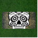Custom Personalized License Plate Auto Tag With Amazing Skull Design Art