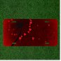 Custom Personalized License Plate Auto Tag With Heart Fireworks Art Design