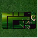 Custom Personalized License Plate Auto Tag With Stunning Green Heart Puzzle