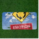 Custom Personalized License Plate Auto Tag With Emotion Sign Puzzle Design