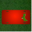Custom Personalized License Plate With Add Names To Caterpillar Football Angry