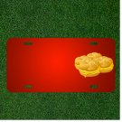 Custom Personalized License Plate With Add Names To Bread Sandwiches Cheese