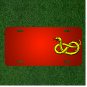 Custom Personalized License Plate With Add Names To Snake Serpent Yellow