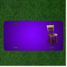Custom Personalized License Plate With Add Names To Chair Furniture Wood