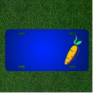 Custom Personalized License Plate With Add Names To Carrot Icon Plant