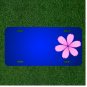 Custom Personalized License Plate With Add Names To Flower Pink Stripe
