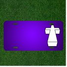 Custom Personalized License Plate With Add Names To Cross Religion