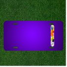 Custom Personalized License Plate With Add Names To Snowboard Snowboarding