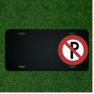 Custom Personalized License Plate With Add Names To No Parking Restriction