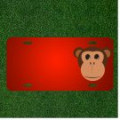 Custom Personalized License Plate With Add Names To Chimpanzee Monkey Ape
