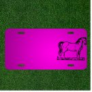 Custom Personalized Car License Plate With Add Names To Horse Decroation