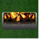 Custom Personalized License Plate Auto Tag With Stunning Gold Ribbon Fade design