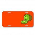 Kiwi Face Fruit Smile Green Kiwi On License Plate Car Front Add Names