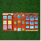 Custom Personalized License Plate Auto Tag With Cool Red Brick Building Design