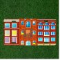 Custom Personalized License Plate Auto Tag With Cool Red Brick Building Design