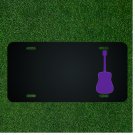 Custom Personalized License Plate With Add Names To Guitar Acoustic Musical