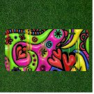 Custom Personalized License Plate Auto Tag With FUNKY Fun Design Art Color NEW
