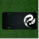 Custom Personalized License Plate With Add Names To Women And Man Symbol Design