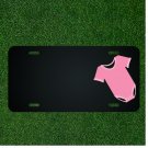 Custom Personalized License Plate With Add Names To Pink Baby Outfit Design NEW