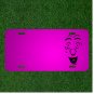 Custom Personalized Car License Plate With Add Names To Man Face Person Human