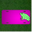 Custom Personalized Car License Plate With Add Names To Frog Amphibian Warty