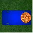 Custom Personalized License Plate With Add Names To Hole Hill Red Yellow 3D
