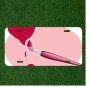 Custom Personalized License Plate Auto Tag With Paint Brush And Paint Add Names