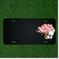 Custom Personalized License Plate With Add Names To Rabbit And Pink Tree Design