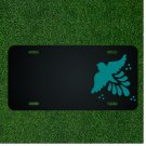 Custom Personalized License Plate With Add Names To Blue Fancy Bird Design NEW