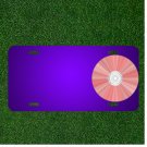Custom Personalized License Plate With Add Names To Disc Pink Cd Compact Disc