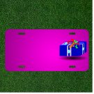 Custom Personalized Car License Plate With Add Names To Box Gift Present Blue