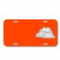 Clouds Weather Rainy On License Plate Car Front Add Names